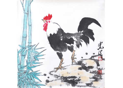 大吉图 尺寸：68×68cm.JPG